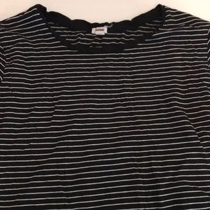 A cropped short sleeved tee